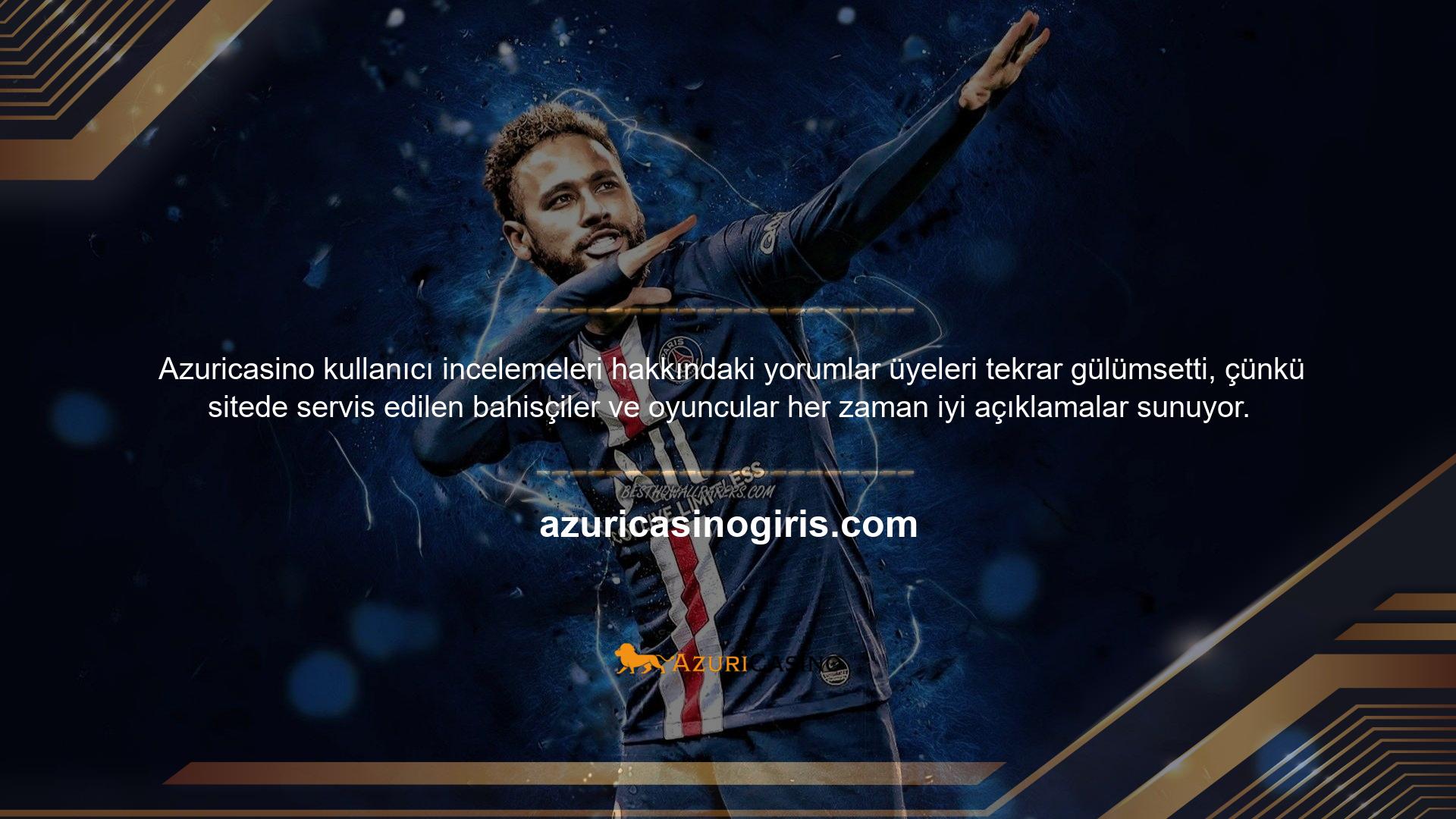 Özellikle, sitenin yüksek maç oranı her zaman üyelere tam işaret bırakır